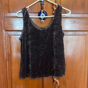 Eileen Fisher size M Crushed Velvet tank top